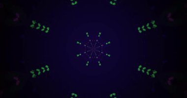 Kaleydoskopik tünel efektini içeren büyüleyici bir video döngüsü, izleyicileri canlı renklerle ve sakin bir ekran koruyucu deneyimi için kusursuz geçişlerle meşgul etmek üzere tasarlandı.