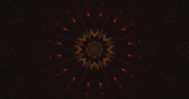 Etkileyici bir görsel ekran oluşturan canlı turuncu desenli, pürüzsüz döngülü bir tünel videosu deneyin. Ekran koruyucuları ve sanat kurulumları için ideal.