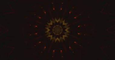 Keskin geometrik desenler ve herhangi bir dijital ekran ayarını artıran dinamik renkler içeren parlak ve canlı bir tünel animasyonu kusursuz bir döngü içinde döner ve yer değiştirir..