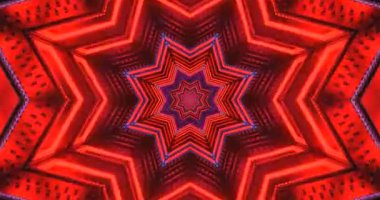 Parlak ve dinamik renkler, yıldız desenleriyle büyüleyici bir tünel etkisi yaratır. Video döngüsü, izleyicileri büyüleyen kusursuz geçişlerle sarsıcı bir deneyim yaratıyor..
