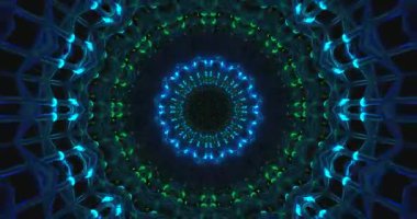 Bir dinamik tünel videosu vj döngüsü, ekran koruyucu kullanım için mükemmel bir deneyim yaratarak renksiz desenler ve şekiller akışını gösterir. Canlı renkler kayar ve sürekli harmanlanır.