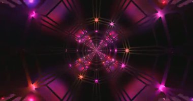 Kusursuz bir şekilde döngü oluşturan parlak ışık desenleriyle dolu büyüleyici bir tünel deneyin. Bu görsel kurulum, rahatlama ya da uyarılma için mükemmel büyüleyici bir atmosfer yaratır..