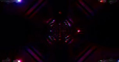 Görsel ekran, büyüleyici bir atmosfer yaratan renkli ışıklarla dolu canlı bir tünel içeriyor. Kusursuz döngü, eğlence ve rahatlama için ideal deneyimi geliştirir..