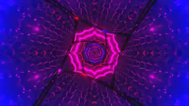 Dinamik pembe ve kırmızı desenlerle dolu büyüleyici, pürüzsüz bir tünel döngüsü yaşayın. Canlı görüntüler rahatlatıcı ve ilham verici bir atmosfer yaratıyor..