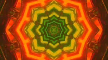 Bu dinamik video döngüsü, ekran koruyucuları veya video kurulumları için ideal bir görsel deneyim yaratan, pürüzsüz geçiş desenlerine sahip renkli bir tünel içerir..