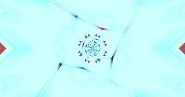 Bu dikişsiz tünel video vj döngüsünde sürekli bir kaleydoskopik desen ve renk akışı yaşayın. Görsel atmosfer yaratmak için mükemmel..