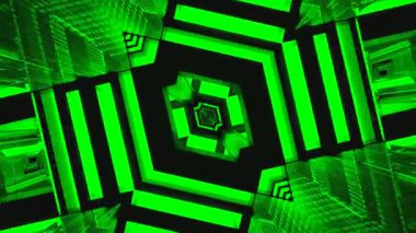 Büyüleyici bir tünel video döngüsü zengin yeşil renklerin kusursuz bir şekilde harmanlanarak büyüleyici bir ortam yarattığını gösteriyor. Canlı renkler sürekli değişiyor ve akıyor, büyüleyici izleyiciler..