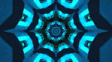 Büyüleyici bir tünel video döngüsü ışık ve renk dinamik desenleri içerir. Görsel ekran dinlenmek ve keyif almak için büyüleyici bir ortam yaratıyor..