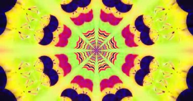 Canlı bir tünel animasyonu, mavi ve sarı şekilli kıvrımlı döngüler içeriyor. Bu dinamik görüntü ekran koruyucu ya da arkaplan görüntüleyici olarak herhangi bir alanı geliştirebilir.