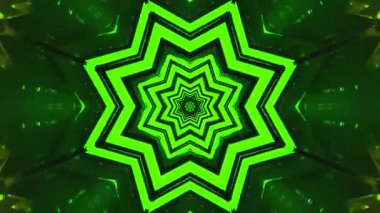 Kusursuz bir tünel videosu büyüleyici bir görsel deneyim yaratan dinamik yeşil desenler gösterir. Ekran koruyucular ya da şık video sanatı gösterimleri için mükemmel.