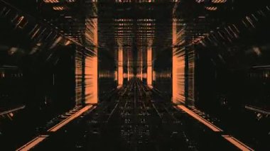 Ilık ve parlak ışıklarla sınırsızca uzanan büyüleyici bir tünel deneyimleyin. Bu kusursuz döngü videosu ekran koruyucu görüntü için büyüleyici bir atmosfer yaratıyor.