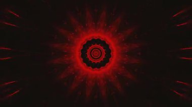 Büyüleyici bir tünel videosu, canlı renklerle kusursuz döngü desenleri gösterir.