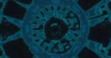 Büyüleyici bir atmosfer yaratan canlı bir tünel video döngüsünün tadını çıkar. Kusursuz animasyon, ekran koruyucu veya görsel ekran için mükemmel, mavi ve siyah tonlarda dönen desenler içerir..