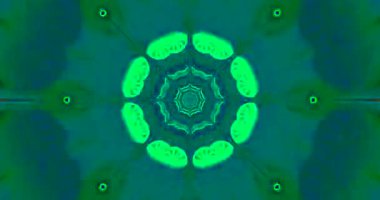 Bu büyüleyici tünel video döngüsü kaleydoskopik desenlerin ve parlak renklerin canlı bir görüntüsünü içeriyor ve ekran koruyucu bir deneyim yaratıyor. Herhangi bir dijital ortamı geliştirmek için mükemmel.