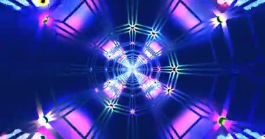 Canlı renkler ve dinamik ışık desenleriyle donanımlı bir tünel deneyin. Bu kusursuz döngü videosu büyüleyici bir görsel deneyim sunuyor, herhangi bir çevreyi geliştirmek için mükemmel..