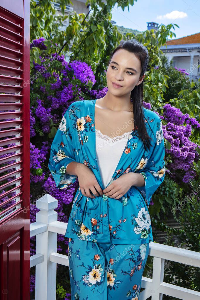 beautiful girl dressing
