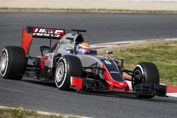 Romain Grosjean (zespół Haas F1) — Zdjęcie stockowe