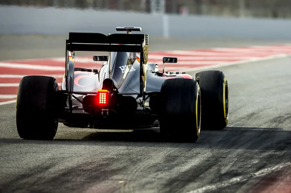 Fernando Alonso-F1 zkušební dny — Stock fotografie