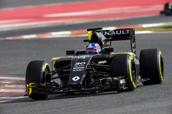J. Palmer (Renault)-F1 zkušební dny — Stock fotografie