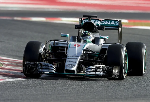 Nico Rosberg-F1 test dagar — Stockfoto