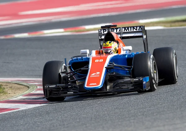 Haryanto (Manor)-F1 test dagar — Stockfoto