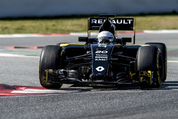 Kevin Magnussen (Renault)-F1 test dagar — Stockfoto