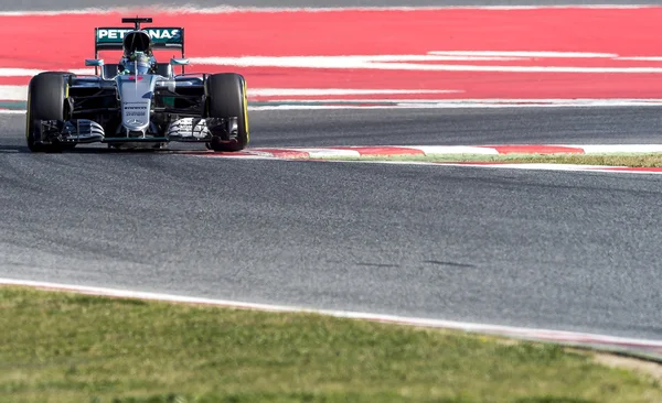 NICO ROSBERG (MERCEDES) - ENSAIO F1 — Fotografia de Stock