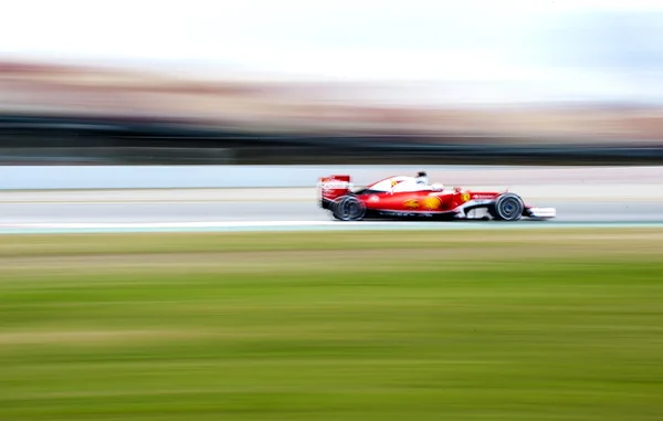 KIMI RAIKKONEN (FERRARI) - ENSAIO F1 — Fotografia de Stock