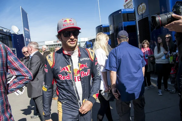 Carlos Sainz Jr (Toro Rosso) - F1 testning — Stockfoto