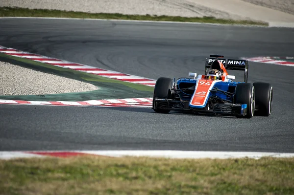 Manor F1 Team - F1 testning — Stockfoto