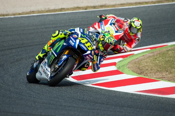 GP Catalunha Moto Gp - Valentino Rossi — Fotografia de Stock