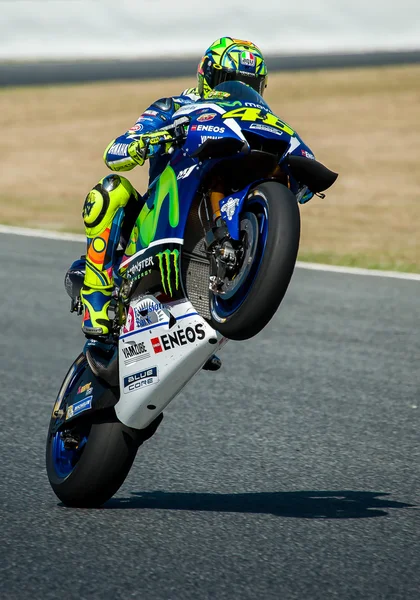 Gp de Moto GP Catalunha - Valentiono Rossi — Fotografia de Stock