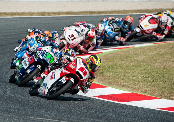 Gp de Moto GP Catalunha - corrida de Moto 3 — Fotografia de Stock