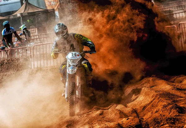 Wyścig wytrzymałościowy motocross — Zdjęcie stockowe