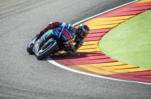 GP ARAGON MOTOGP. JORGE LORENZO — ストック写真