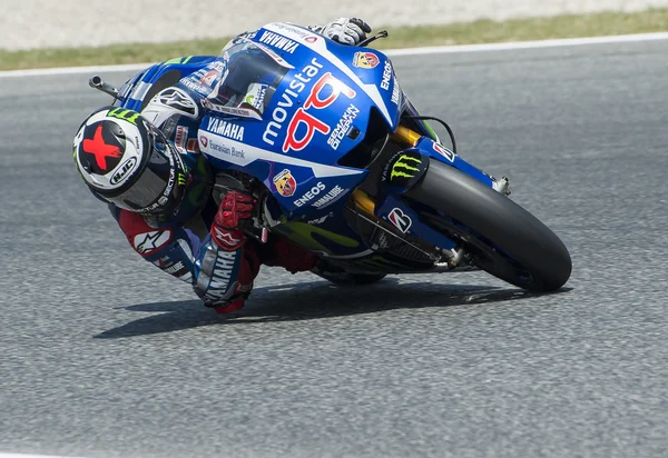 GP KATALUNYA MOTOGP. JORGE LORENZO úr — Stock Fotó