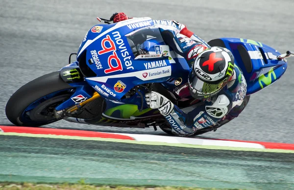 GP CATALUNYA MOTOGP in Verbindung setzen. ORGE LORENZO — Stockfoto