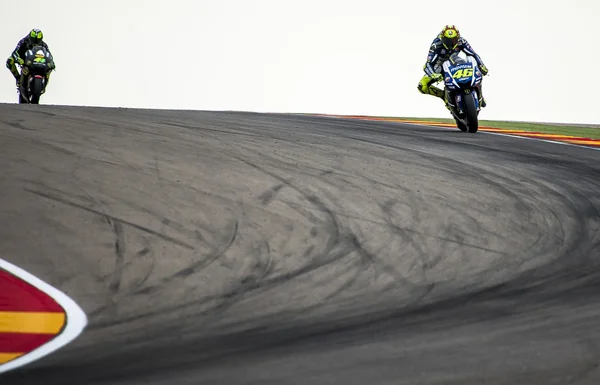 GP Aragon Moto GP. VALENTINO ROSSI — Stockfoto