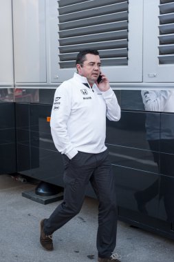 FORMULA ONE TEST DAYS. ERIC BOULLIER