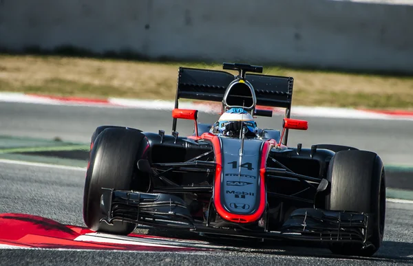 FORMULA ONE TEST DAYS. FERNANDO ALONSO — Stockfoto