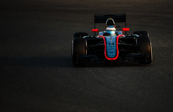 Formel-1-Testtage. fernando alonso — Stockfoto