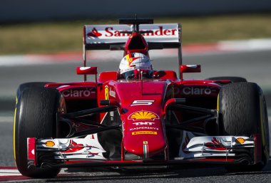 FORMULA ONE TEST DAYS 2015. SEBASTIAN VETTEL