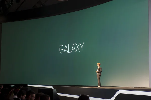 NEW SAMSUNG GALAXY S6 PRESENTATION — Stock Photo, Image