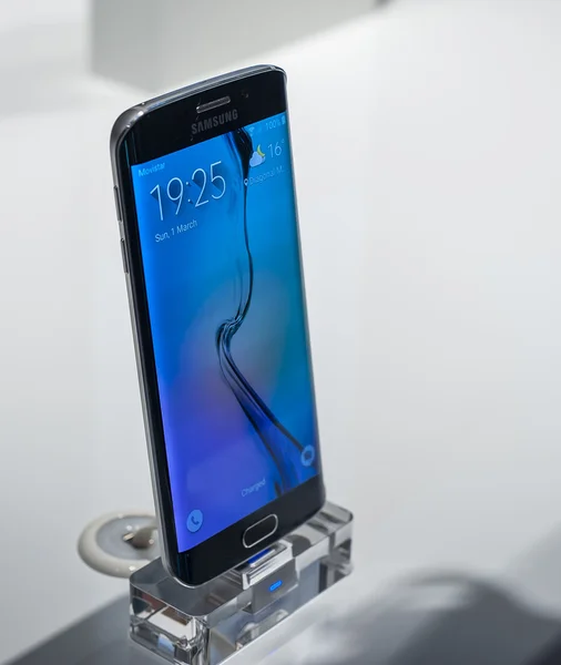 NEW SAMSUNG GALAXY S6 PRESENTATION — Stockfoto