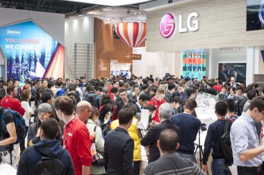 Mobil Dünya Kongresi 2015. LG Stand