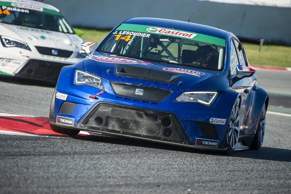 SEAT LEON EUROCUP. J. LESOUDIER — Stock Photo, Image