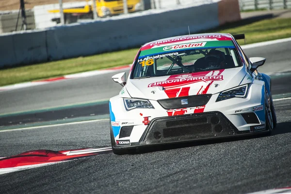 SEAT LEON EUROCUP.H. ARRUABAENA — Stock Photo, Image