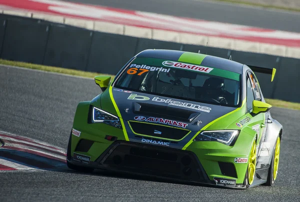 SEAT LEON EUROCUP. PELLEGRINI — Stock fotografie