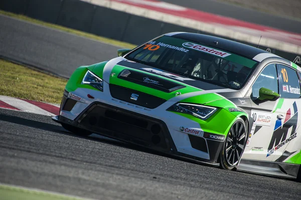 SEAT LEON EUROCUP. M. HERNANDEZ — Stock Photo, Image