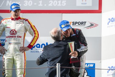 Euroformula açık podyum. Dani Juncadella